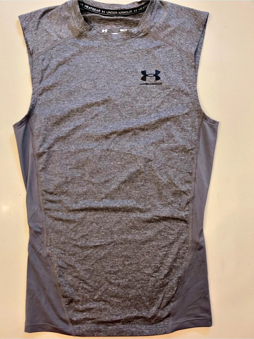 Under Armour HeatGear Athletic Tank Top Men's Gray Sleeveless Size: M